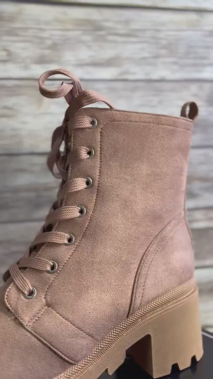Virgina Lace Up Bootie